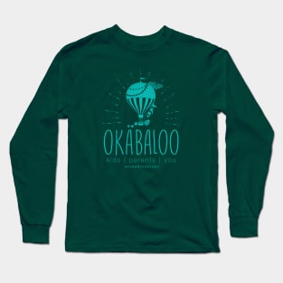 OKABALOO TURQUOISE LOGO Long Sleeve T-Shirt